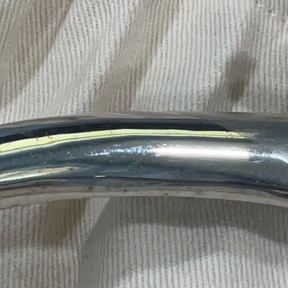 Louis Vuitton Silver Sculptural Necklace with Crystal Accent - Picture 8 of 11